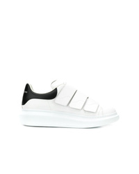 Alexander McQueen Touch Strap Wedge Sole Sneakers