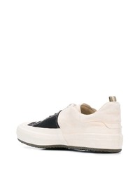 Officine Creative Two Tone Lace Up Sneakers