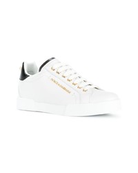 Dolce & Gabbana Two Tone Logo Sneakers