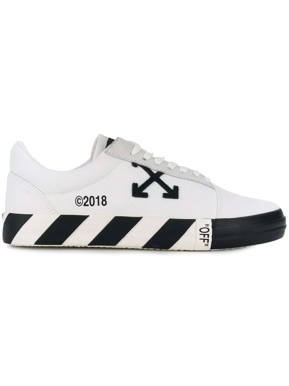 Descent festspil Pind Off-White Vulc Low Top Sneakers, $456 | farfetch.com | Lookastic