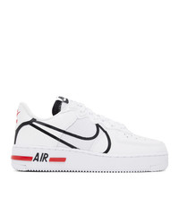 Nike White Air Force 1 React Sneakers