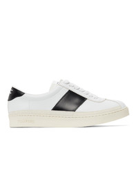Tom Ford White And Black Bannister Sneakers