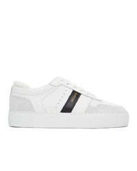 Axel Arigato White And Black Detailed Platform Sneakers