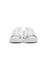 DSQUARED2 White And Black New Tennis Sneakers