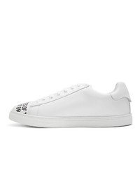 DSQUARED2 White And Black New Tennis Sneakers
