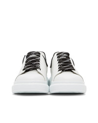 Alexander McQueen White And Black Oversized Sneakers