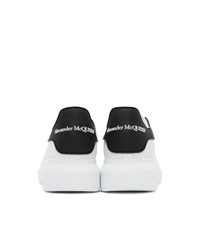 Alexander McQueen White And Black Oversized Sneakers