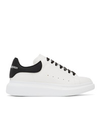 Alexander McQueen White And Black Oversized Sneakers