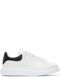 Alexander McQueen White And Black Oversized Sneakers