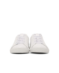 Common Projects White And Black Retro Low Sneakers