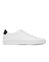 Common Projects White And Black Retro Sneakers