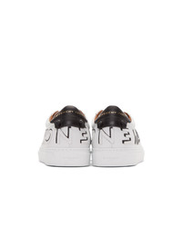 Givenchy White And Black Reverse Urban Street Sneakers