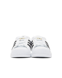 adidas Originals White And Black Sneakers