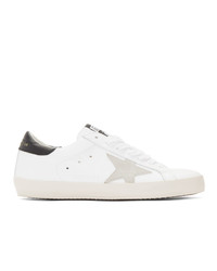 Golden Goose White And Black Sneakers