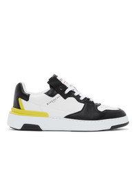 Givenchy White And Black Wing Sneakers