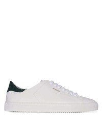 Axel Arigato White And Green Clean 90 Leather Sneakers