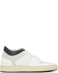 Common Projects White Black Bball Low Decades Sneakers