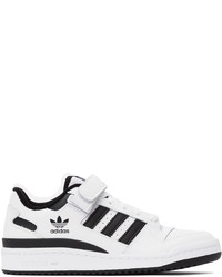 adidas Originals White Black Forum Low Sneakers