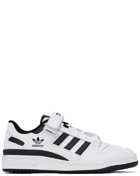 adidas Originals White Black Forum Low Sneakers
