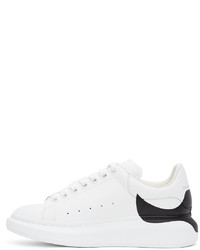 Alexander McQueen White Black Oversized Sneakers