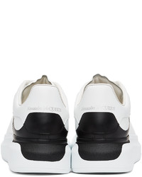 Alexander McQueen White Black Oversized Sneakers