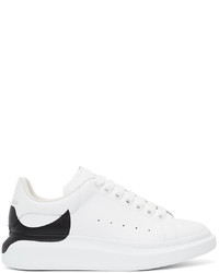 Alexander McQueen White Black Oversized Sneakers