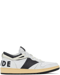 Rhude White Black Rhecess Low Sneakers