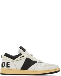 Rhude White Black Rhecess Low Sneakers