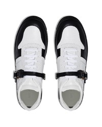 1017 Alyx 9Sm White Buckle Leather Sneakers