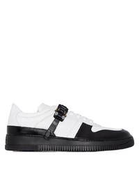 1017 Alyx 9Sm White Buckle Leather Sneakers