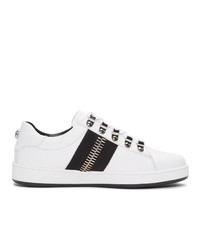 Balmain White Esther Sneakers