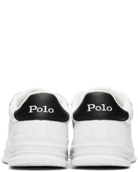 Polo Ralph Lauren White Heritage Court Ii Sneakers