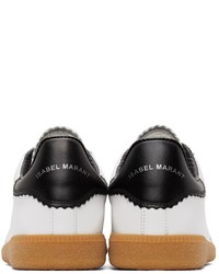Isabel Marant White Leather Bryce Low Sneakers