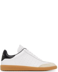 Isabel Marant White Leather Bryce Low Sneakers