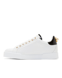 Dolce And Gabbana White Portofino Sneakers