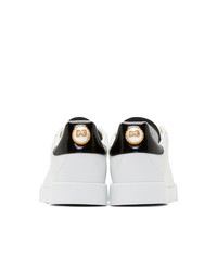 Dolce And Gabbana White Portofino Sneakers