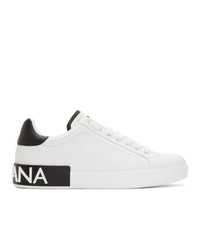 Dolce and Gabbana White Tennis Sneakers