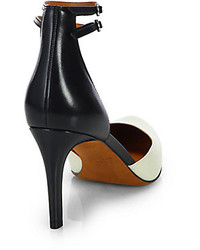 Marc by Marc Jacobs Clean Sexy Leather Ankle Strap Pumps