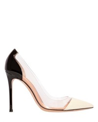 Gianvito Rossi 100mm Two Tone Patent Leather Pumps