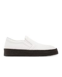 ION White Slip On Sneakers