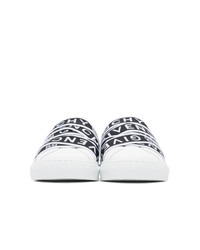 Givenchy White Webbing Low Sneakers
