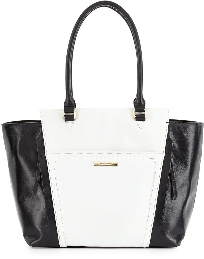 addison tote in colorblock