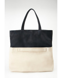 Forever 21 Colorblocked Faux Leather Tote