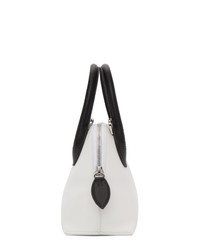 Lanvin White And Black Mini Magot Bag