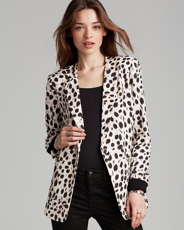 Joe's Jeans Blazer Oversize Cheetah Print | Where to buy & how to wear