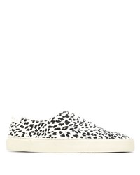 Saint Laurent Venice Leopard Print Sneakers