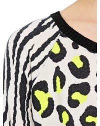 Crumpet Animalier Printed Cashmere Sweater