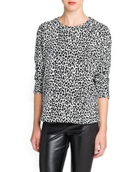 Mango Outlet Leopard Print Sweater