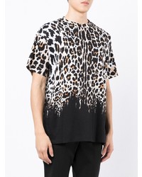 Roberto Cavalli Leopard Print T Shirt