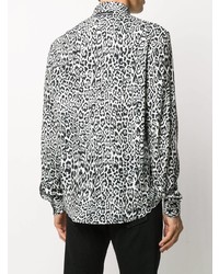 Just Cavalli Long Sleeved Leopard Print Shirt
